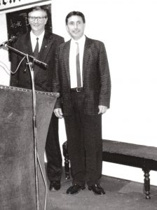 Centre Missionnaire Carhaix - Le pasteur Yvon Charles avec le pasteur Manico Gimenez...